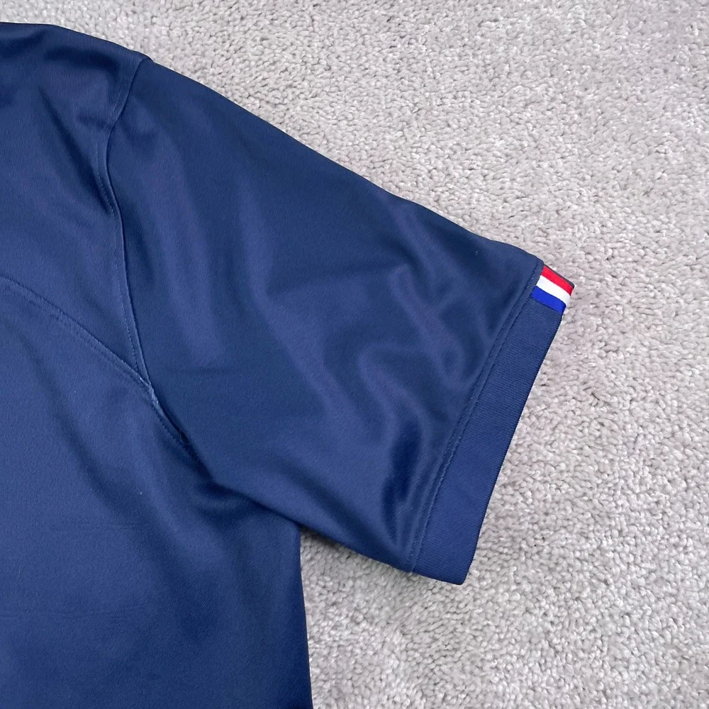 Paris Saint Germain Mbappe Jersey Mens Medium Blue Nike Dri Fit Soccer Futbol
